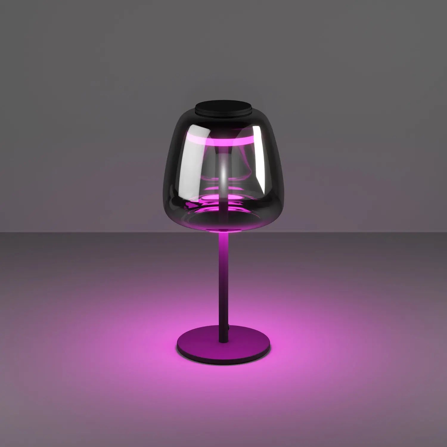B-Ware Eglo Tischleuchte Lampe Connect Led Schwarz Glas Stahl Dimmbar App Schalter - 9008606312863