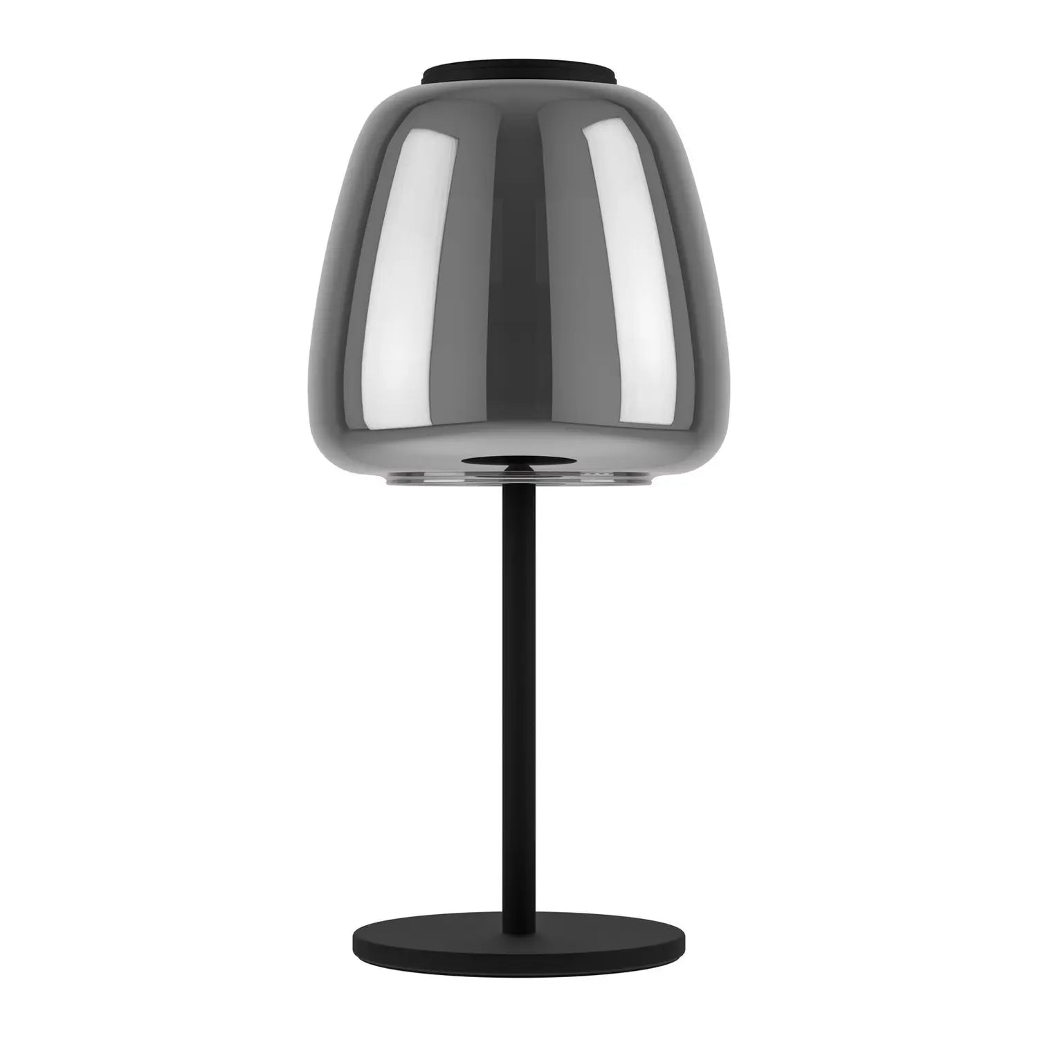 B-Ware Eglo Tischleuchte Lampe Connect Led Schwarz Glas Stahl Dimmbar App Schalter - 9008606312863