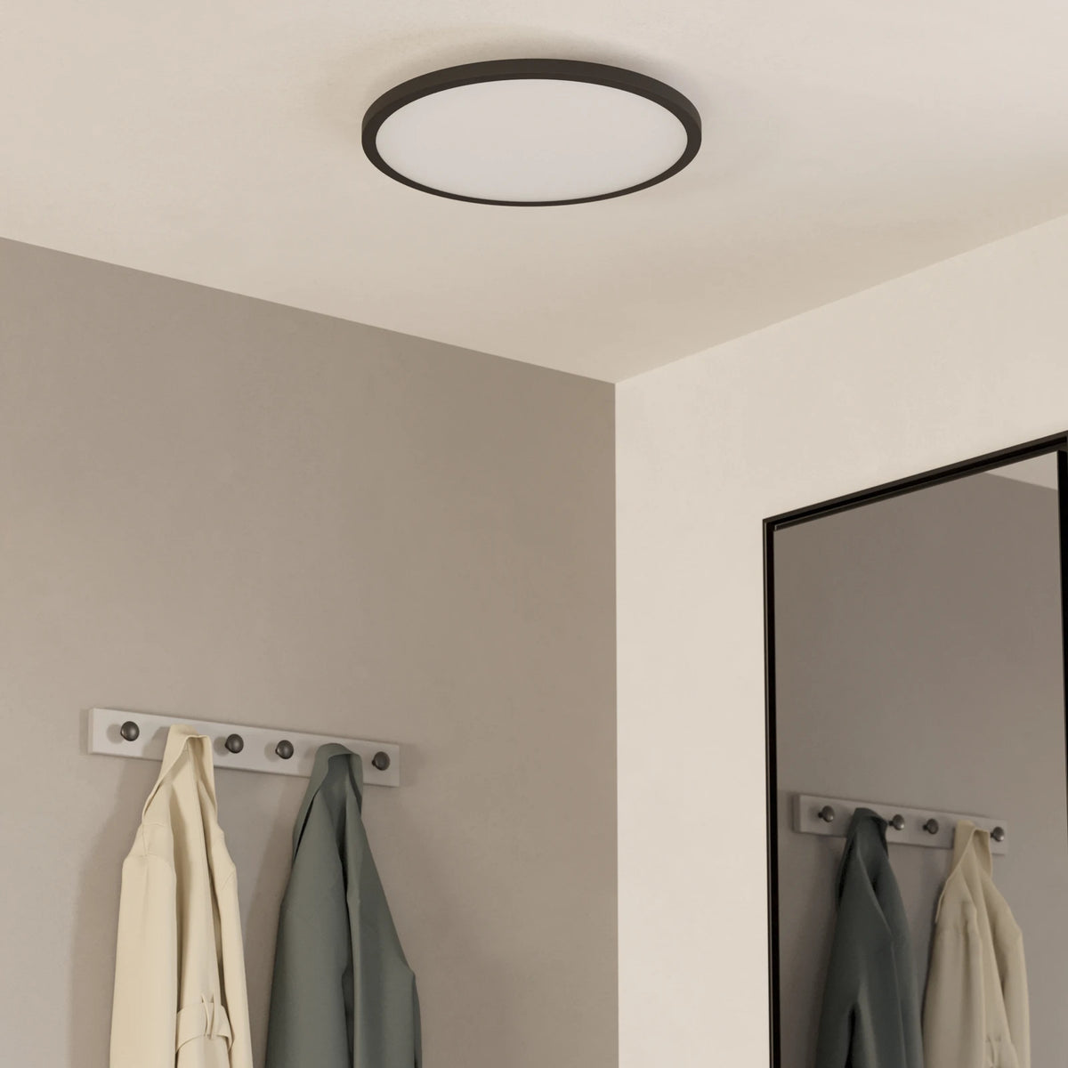 EGLO Deckenlampe Deckenleuchte connect Sarsina Z schwarz Aluminium LED CCT 45 cm - 9008606264063
