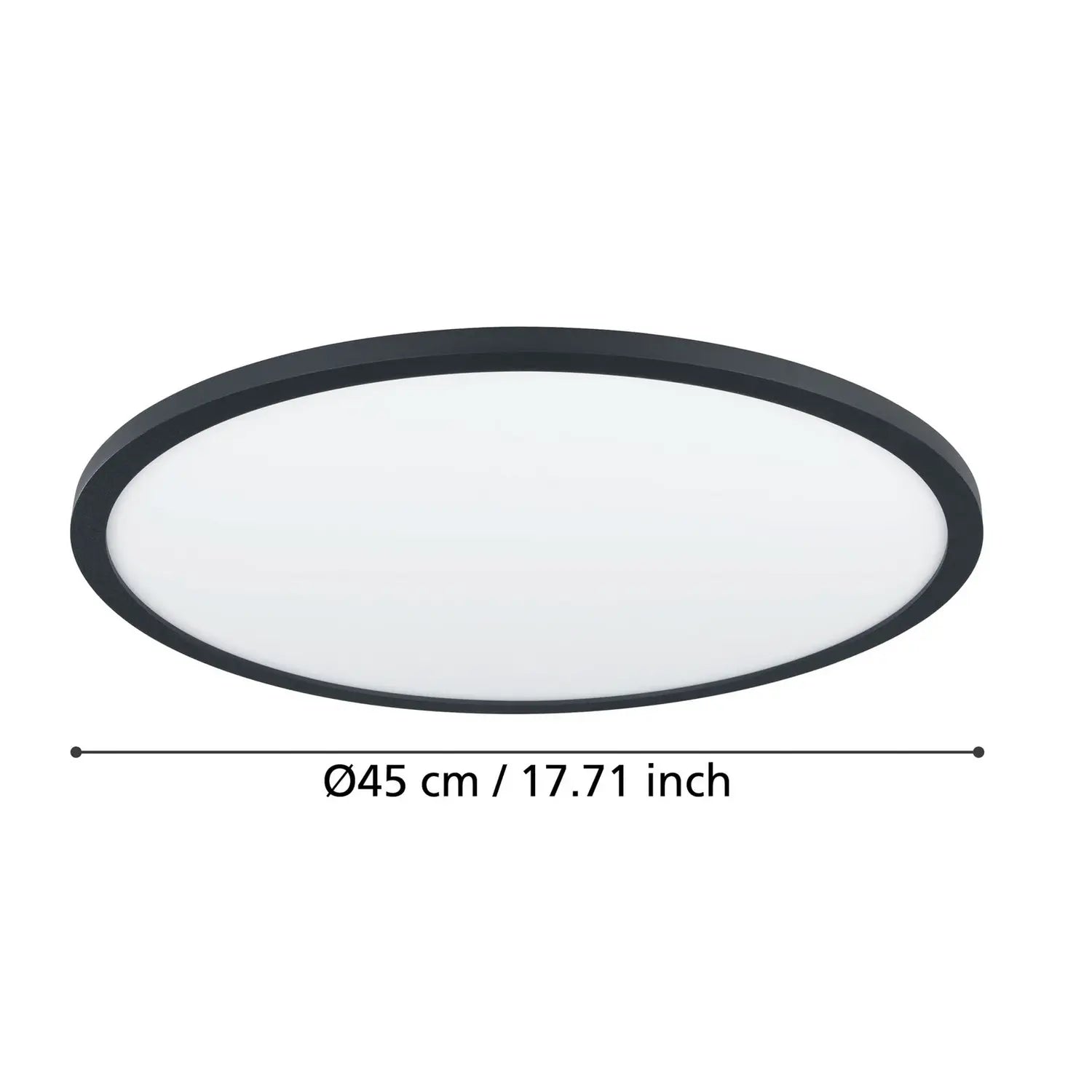 B-Ware Eglo Deckenlampe Deckenleuchte Connect Sarsina Z Schwarz Aluminium Led Cct 45 Cm - 9008606264063