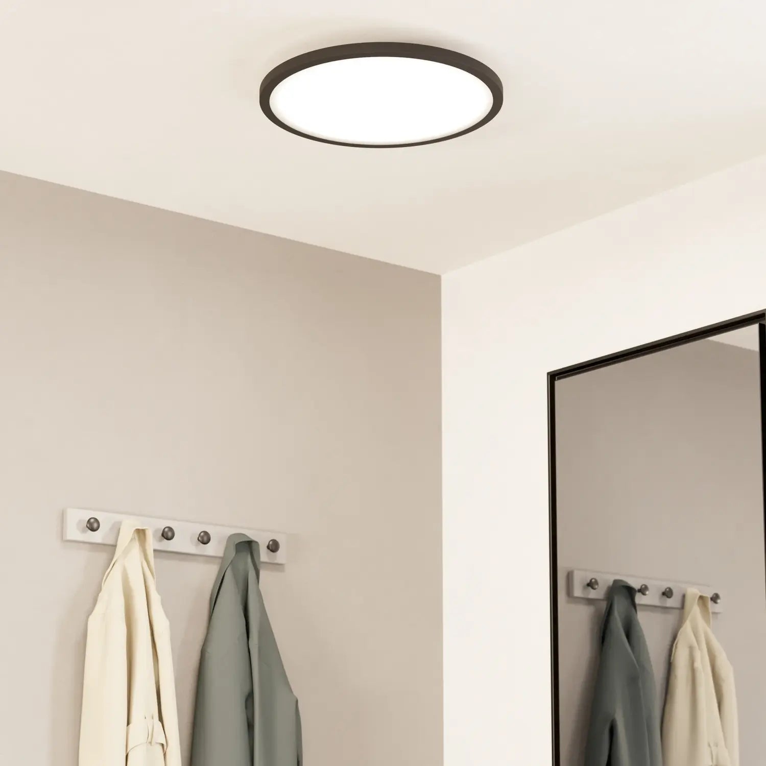 B-Ware Eglo Deckenlampe Deckenleuchte Connect Sarsina Z Schwarz Aluminium Led Cct 45 Cm - 9008606264063
