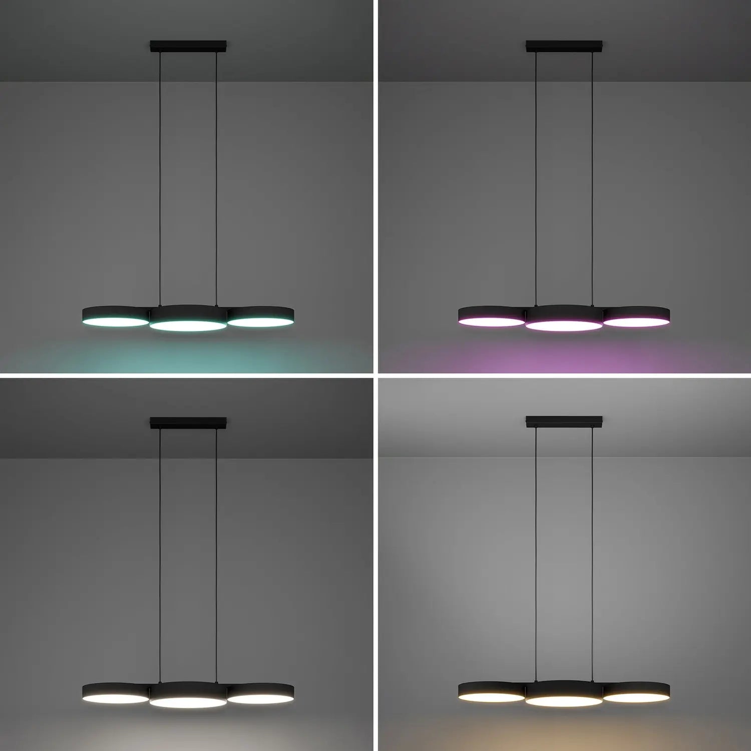 B-Ware Eglo Connect Pendelleuchte Hängelampe Smart Led Barbano Z Deckenlampe Schwarz  - 9008606274192