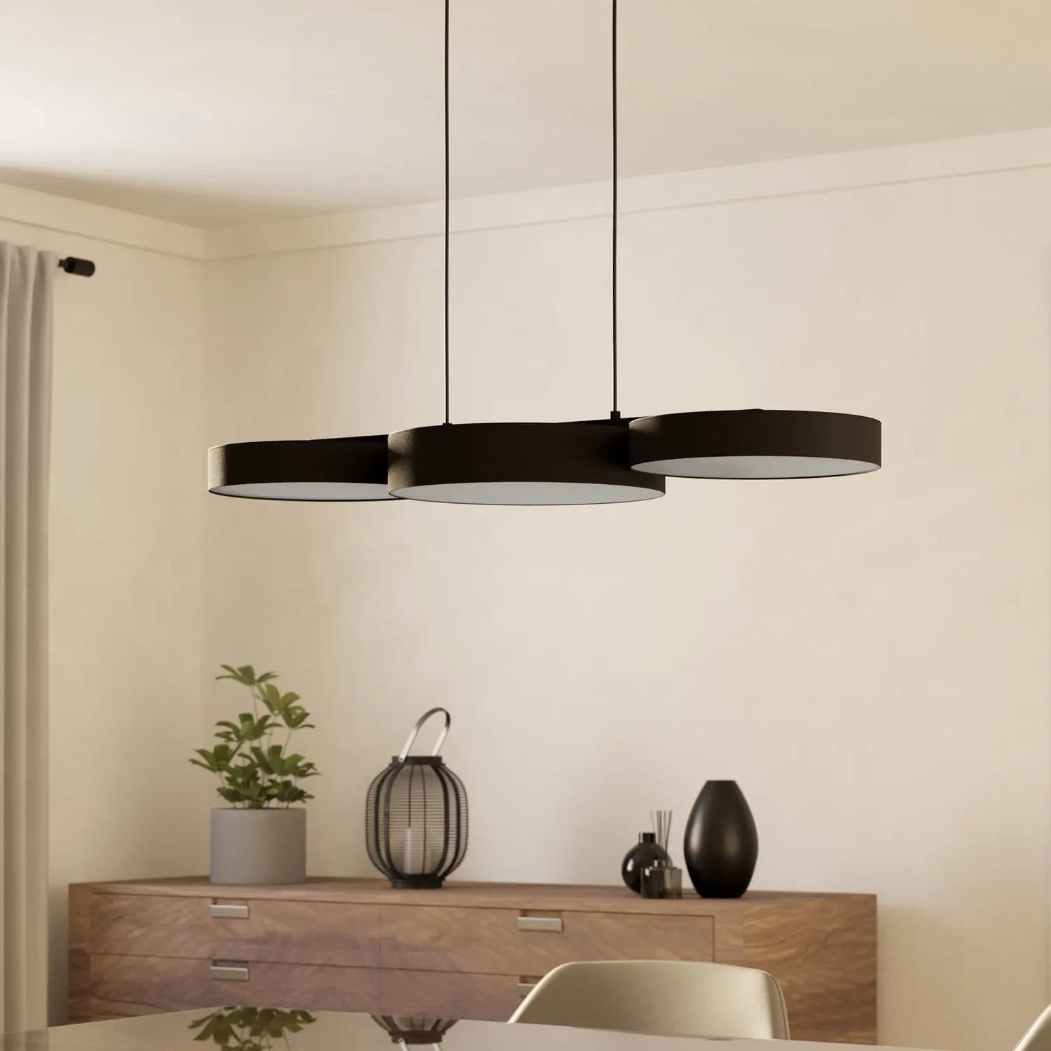 B-Ware Eglo Connect Pendelleuchte Hängelampe Smart Led Barbano Z Deckenlampe Schwarz  - 9008606274192