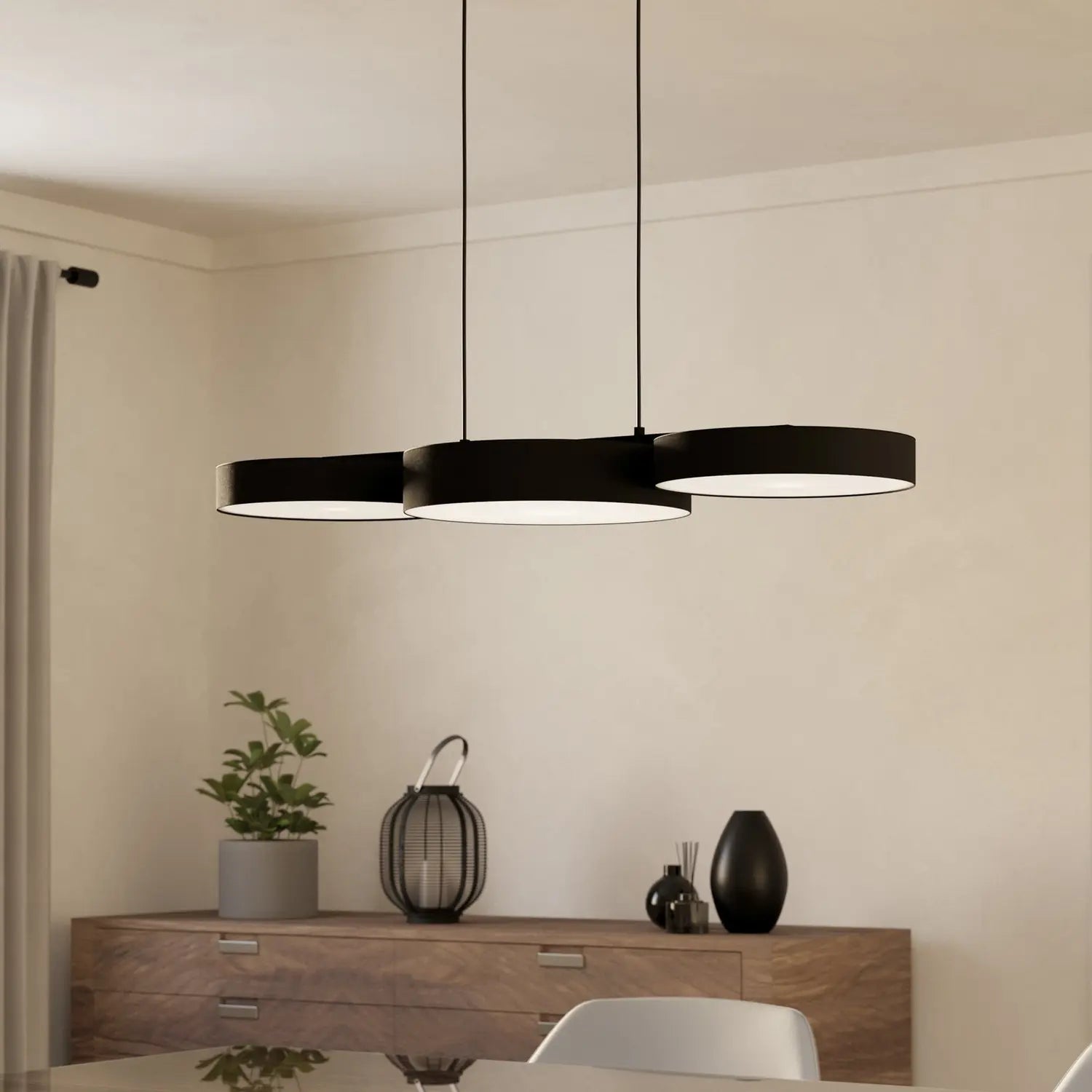 B-Ware Eglo Connect Pendelleuchte Hängelampe Smart Led Barbano Z Deckenlampe Schwarz  - 9008606274192