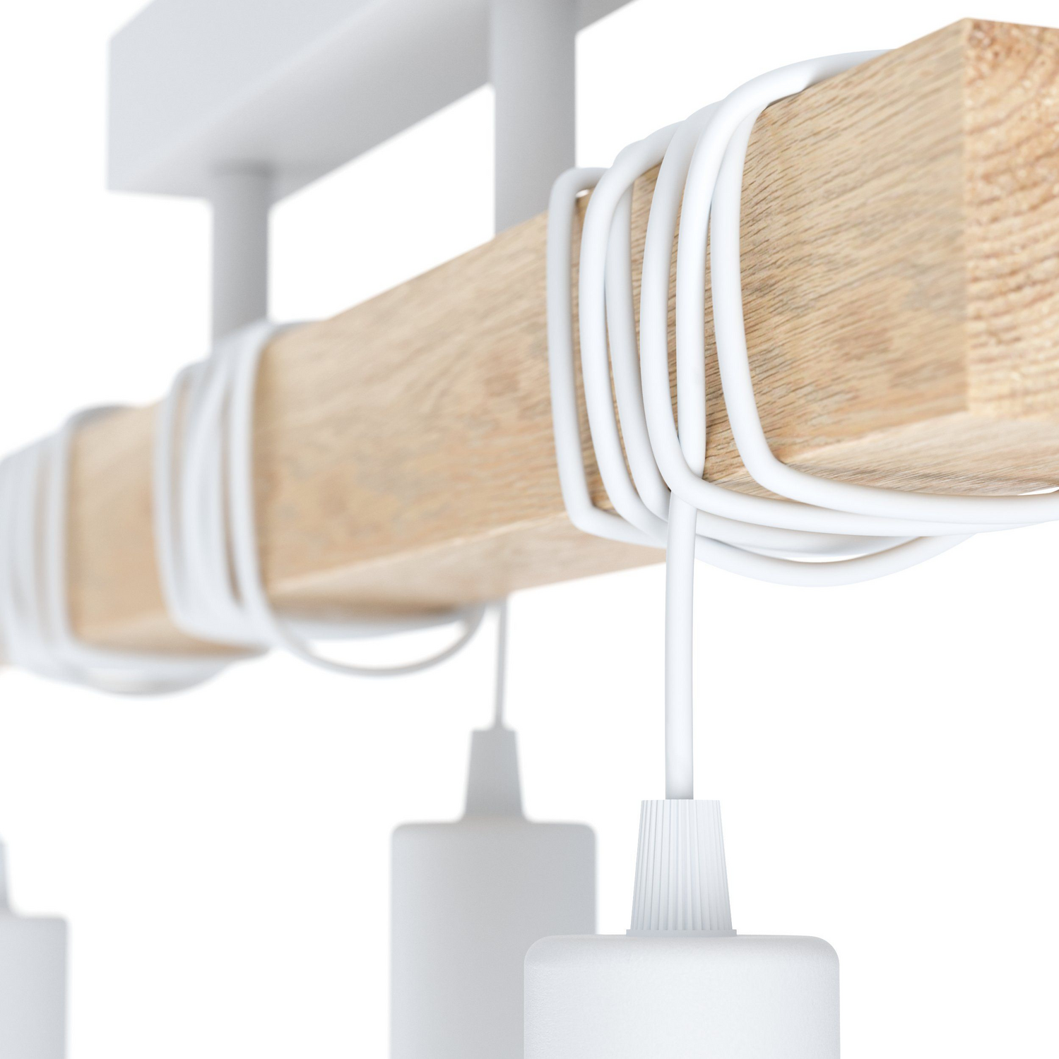 Eglo Deckenleuchte Lampe Townshend Deckenleuchte Länge 55 Cm Weiß Eiche 3flg B-Ware - 9002759440824