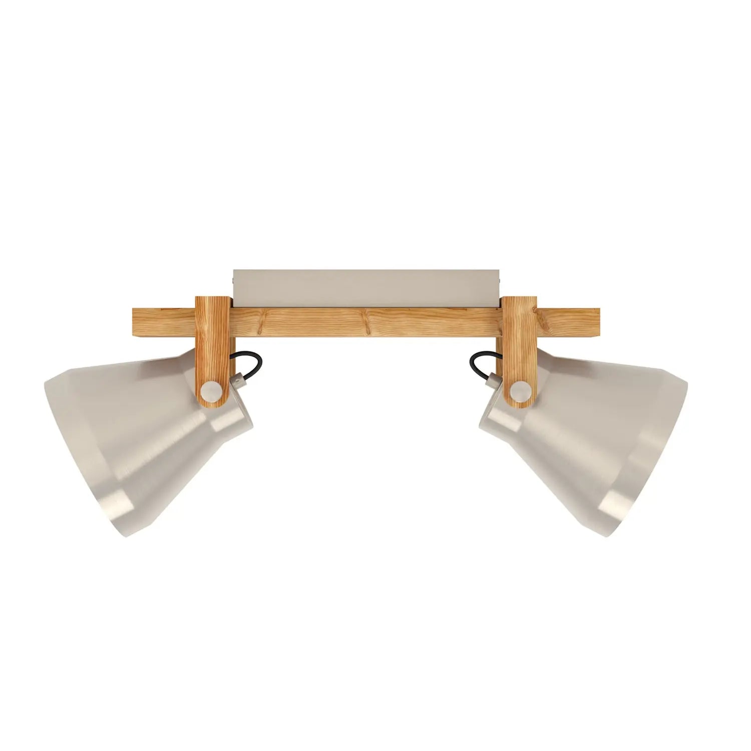 B-Ware Eglo Deckenstrahler Deckenspot Cawton Stahl Holz Lampe Wohnraum Beleuchtung - 9002759439491