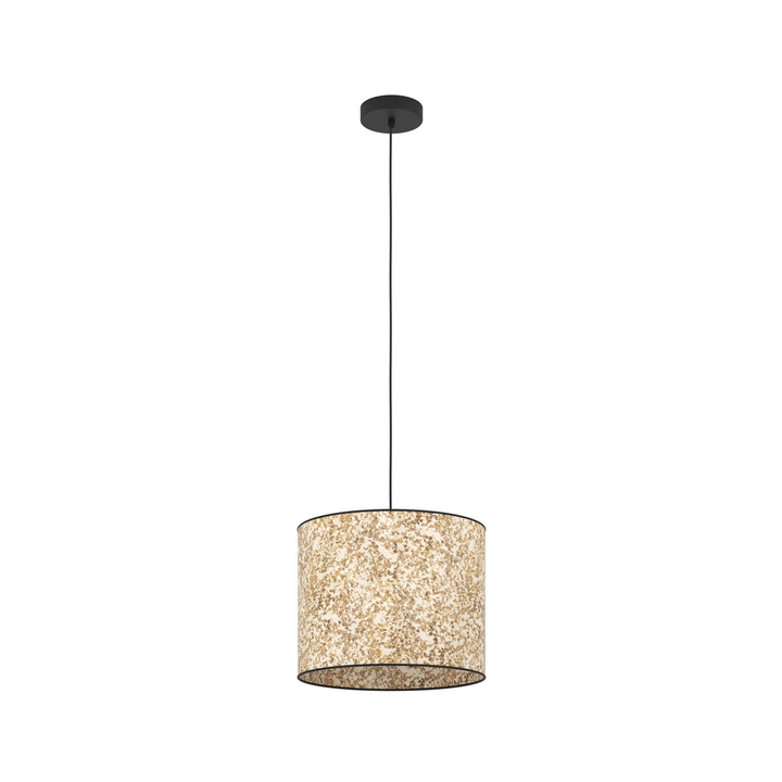 Eglo Hängelampe Pendelleuchte Butterburn Lampe Beige Grün Stoff ø 36 Cm Spot B-Ware
