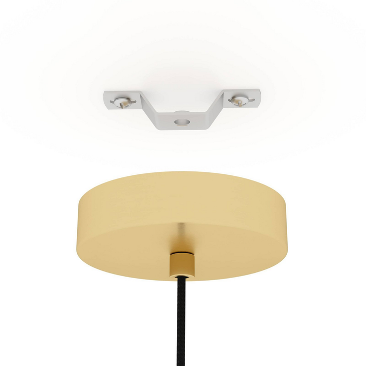 Eglo Hängelampe Pendelleuchte Caprarola Sandfarben Glas Metall 20 Cm E27 B-Ware - 9008606274321