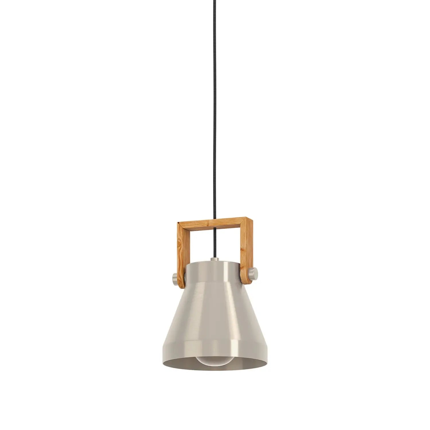 B-Ware Eglo Hängelampe Pendelleuchte Stahl Holz Cawton Leuchte ø 16 Cm E27 Led Lampe - 9002759439514
