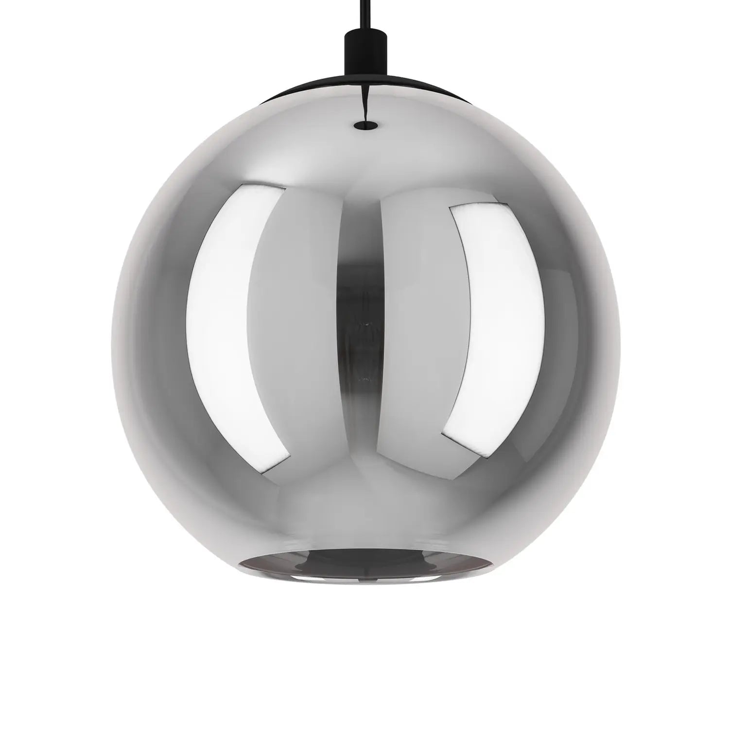 B-Ware Hängeleuchte Pendelleuchte Eglo Ariscani Glas Rauchgrau Schwarz E27 3flg - 9002759986537