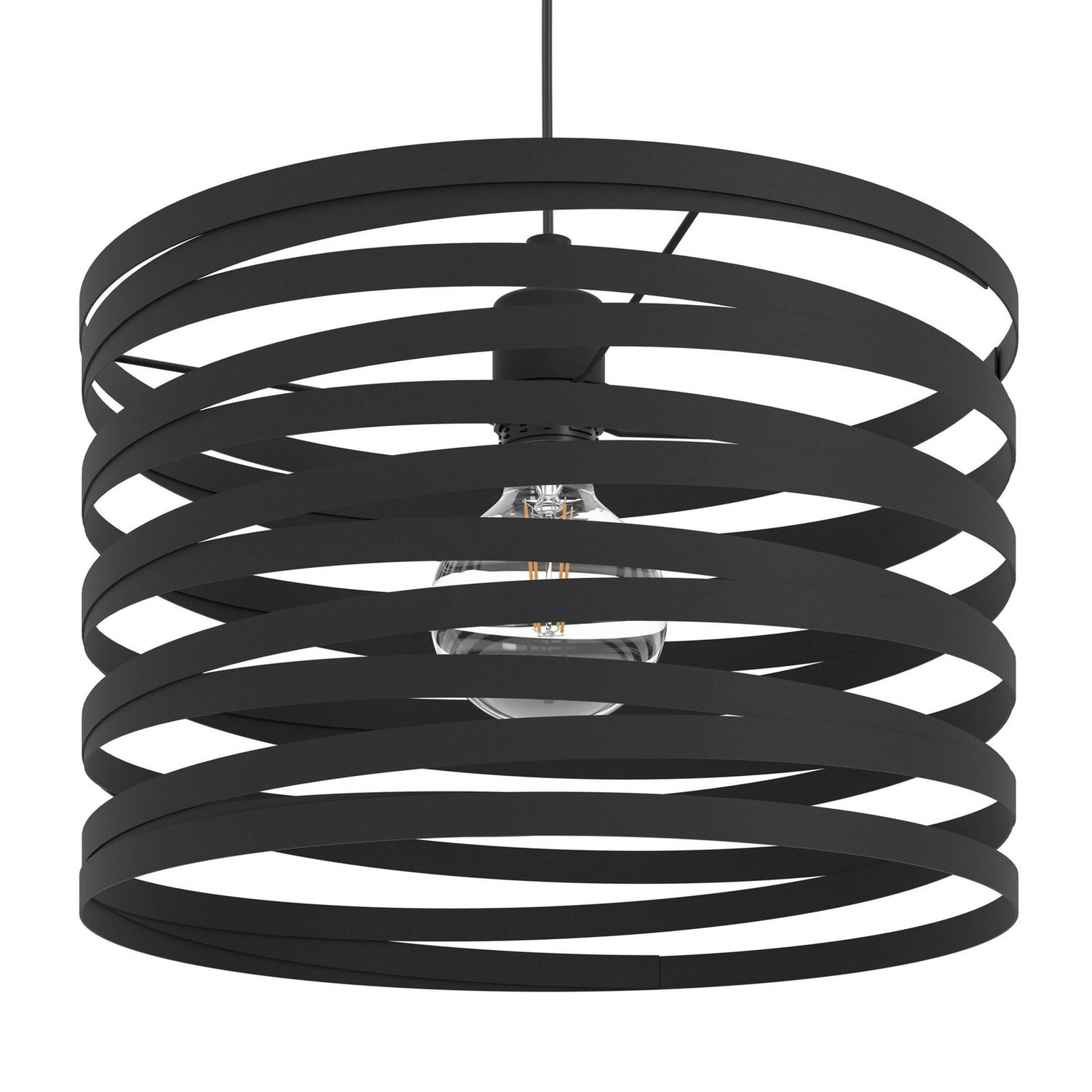 B-Ware Eglo Hängeleuchte Lampe Schwarz Stahl ø37cm Cremella Beleuchtung Pendelleuchte