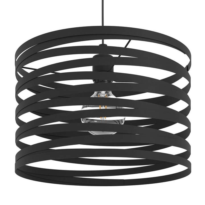 Eglo Hängeleuchte Lampe Schwarz Stahl ø37cm Cremella Beleuchtung Pendelleuchte B-Ware