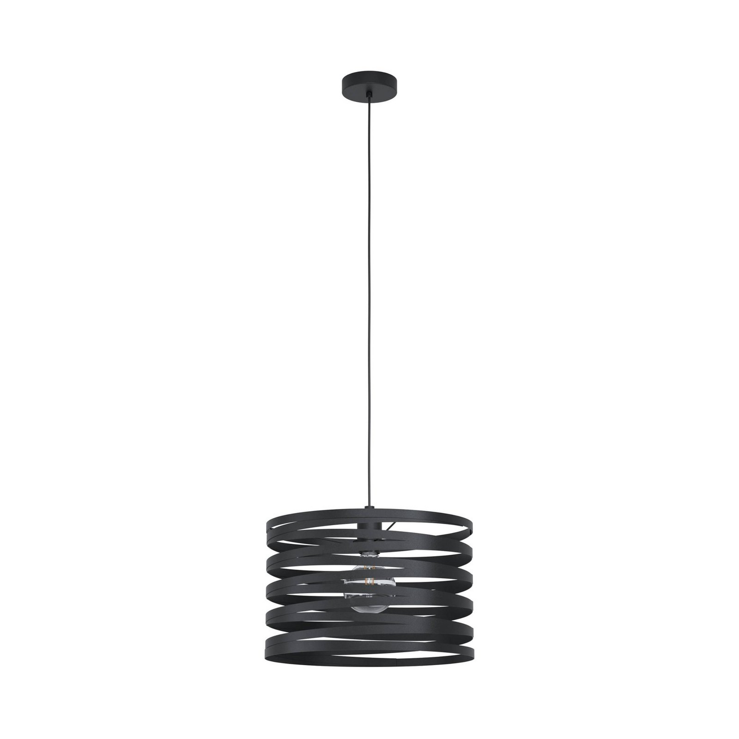 B-Ware Eglo Hängeleuchte Lampe Schwarz Stahl ø37cm Cremella Beleuchtung Pendelleuchte