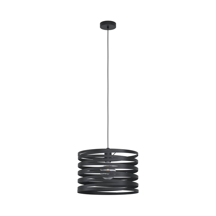 Eglo Hängeleuchte Lampe Schwarz Stahl ø37cm Cremella Beleuchtung Pendelleuchte B-Ware