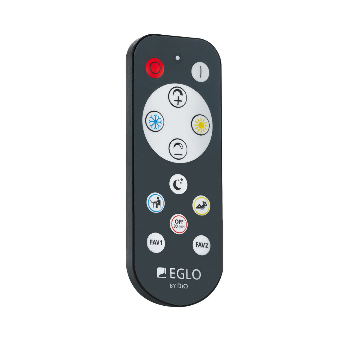 Deckenleuchte Lampe LED Eglo Tirrenara Fernbedienung Schwarz Holz Dimmbar - 9008606245024