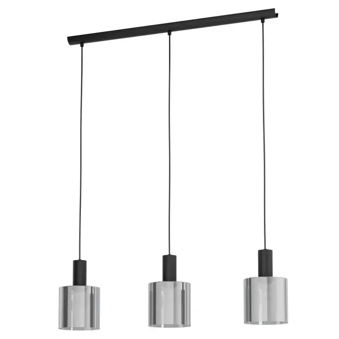 B-Ware Eglo Leuchten Gorosiba Hängeleuchte Pendelleuchte Schwarz 3 Flammig Lampe Licht - 9002759987534