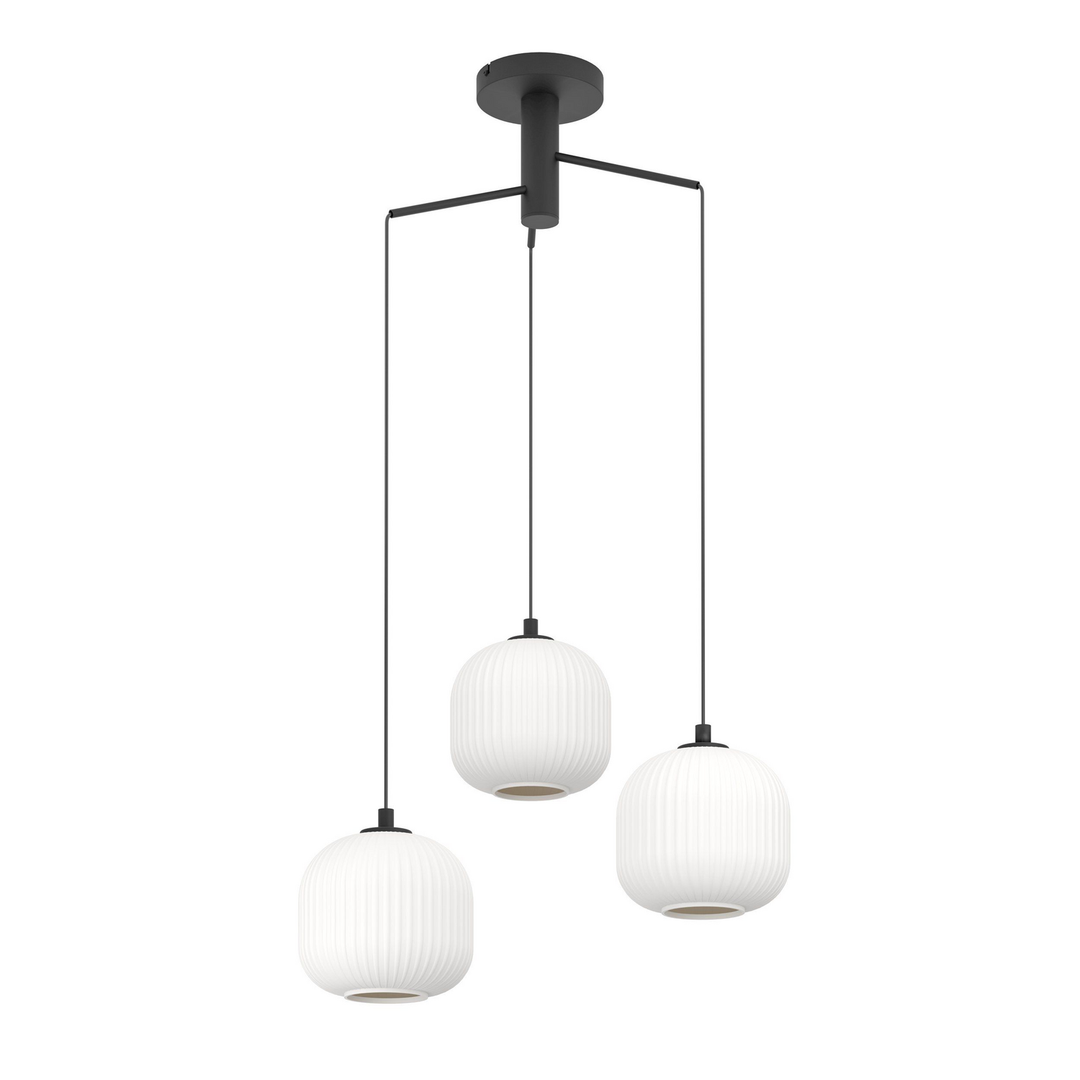 Eglo Mantunalle Hängeleuchte Pendelleuchte Lampe ø 62 Cm Schwarz Weiß Leuchte B-Ware - 9002759993689