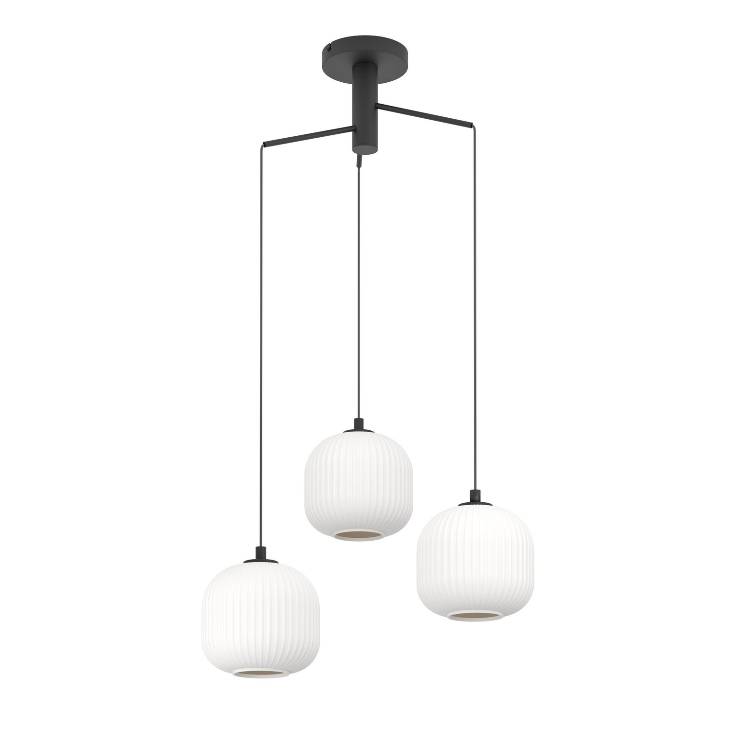 Eglo Mantunalle Hängeleuchte Pendelleuchte Lampe ø 62 Cm Schwarz Weiß Leuchte B-Ware - 9002759993689