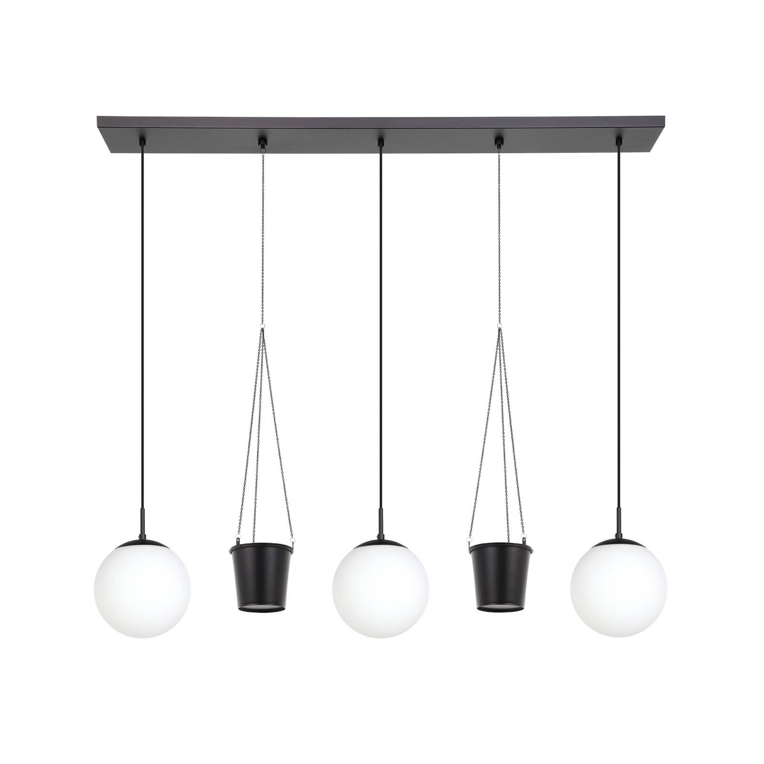 B-Ware Eglo Pendellampe Hängelampe Rondo Blumentopf Dreiflammig Siehe Text/Foto