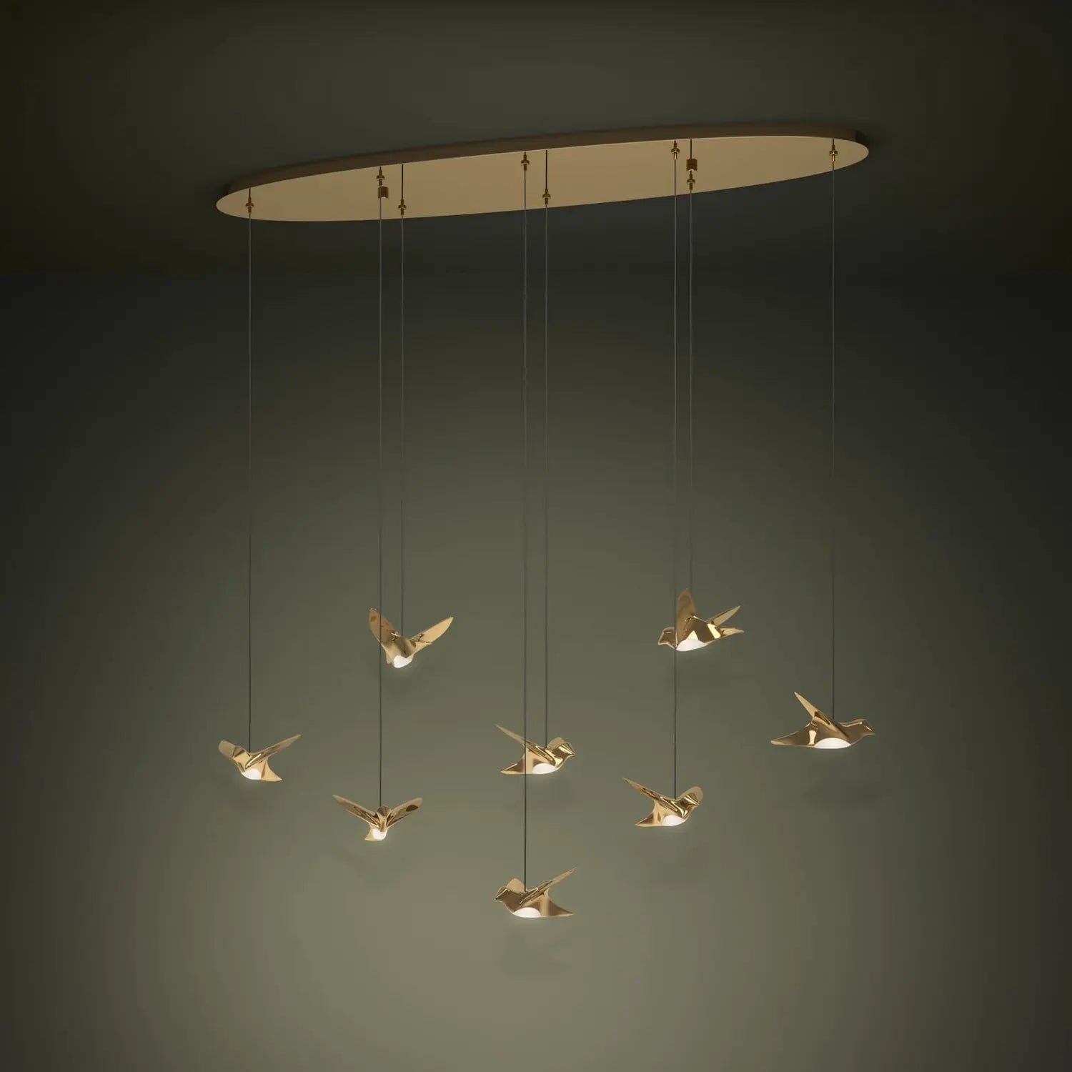 B-Ware Eglo Stars Of Light Pendelleuchte Hängelampe Led Paratebueno Messing Vogeldesign - 9008606292196