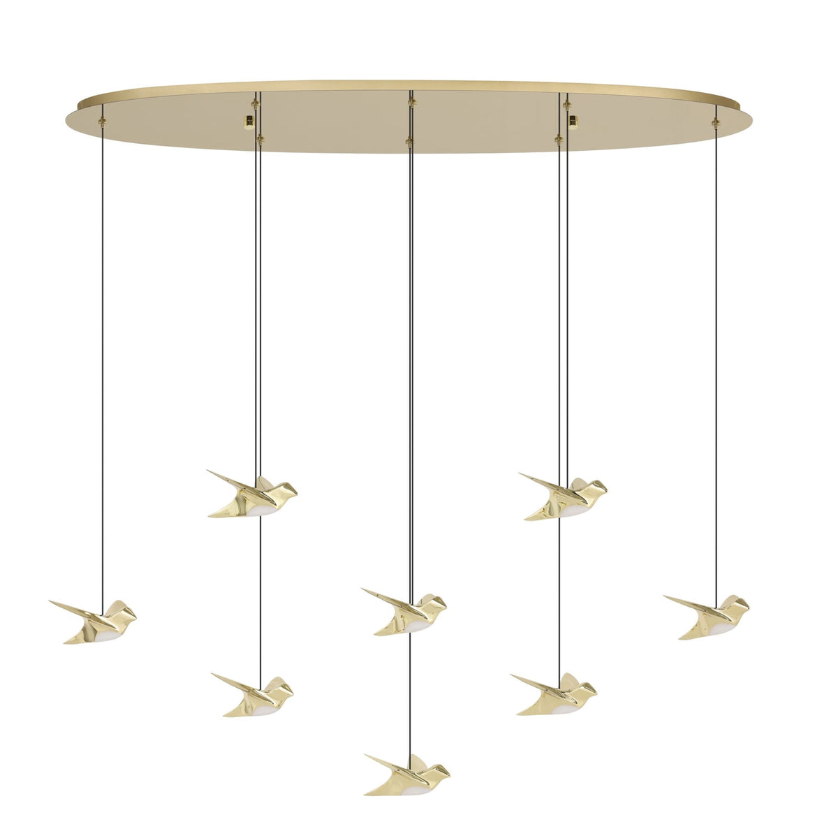 EGLO Stars of Light Pendelleuchte Hängelampe LED Paratebueno messing Vogeldesign - 9008606292196