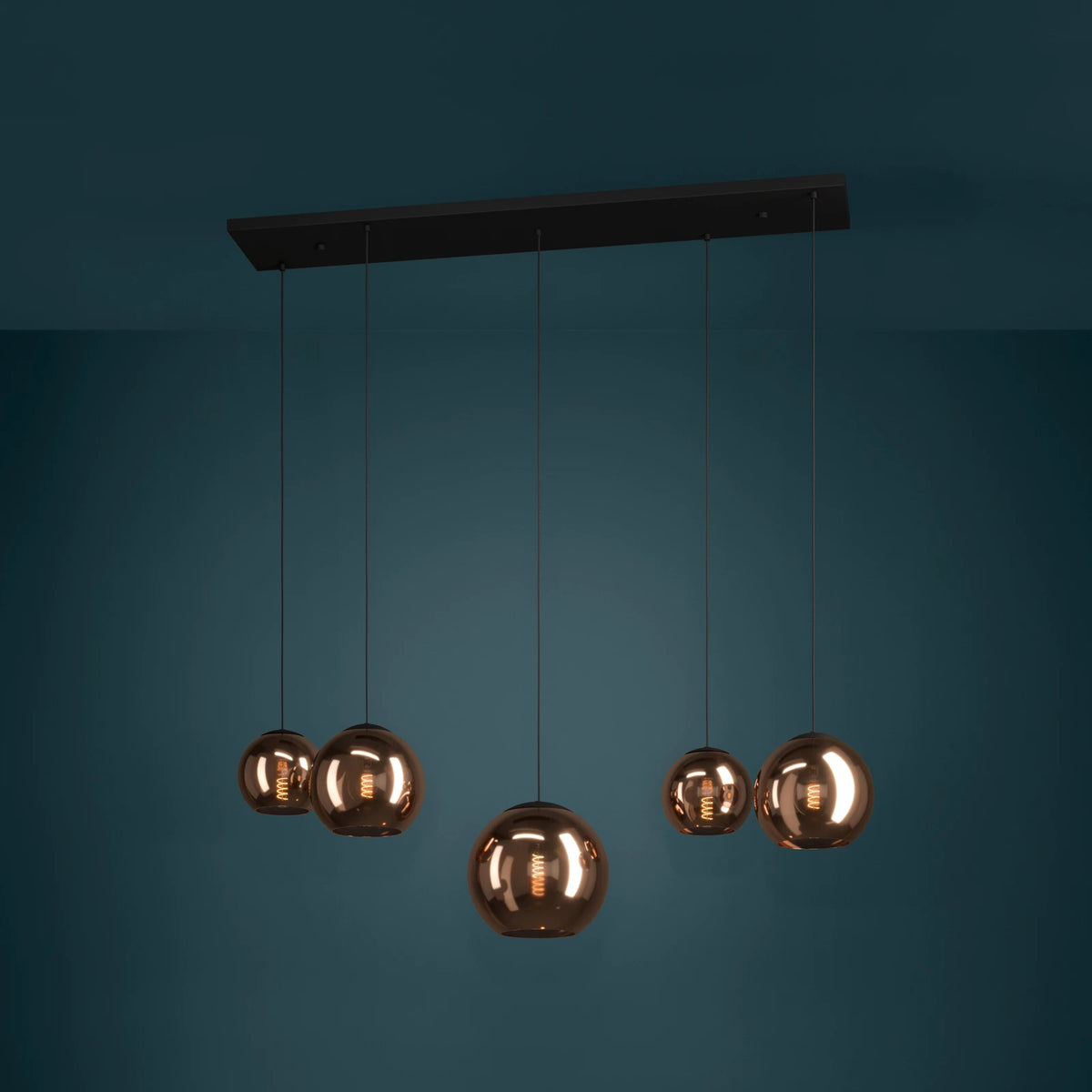 Eglo Stars Of Light Hängeleuchte Pendelleuchte Cordoba Glas Kupfer E27 LED La622 - 9008606295180