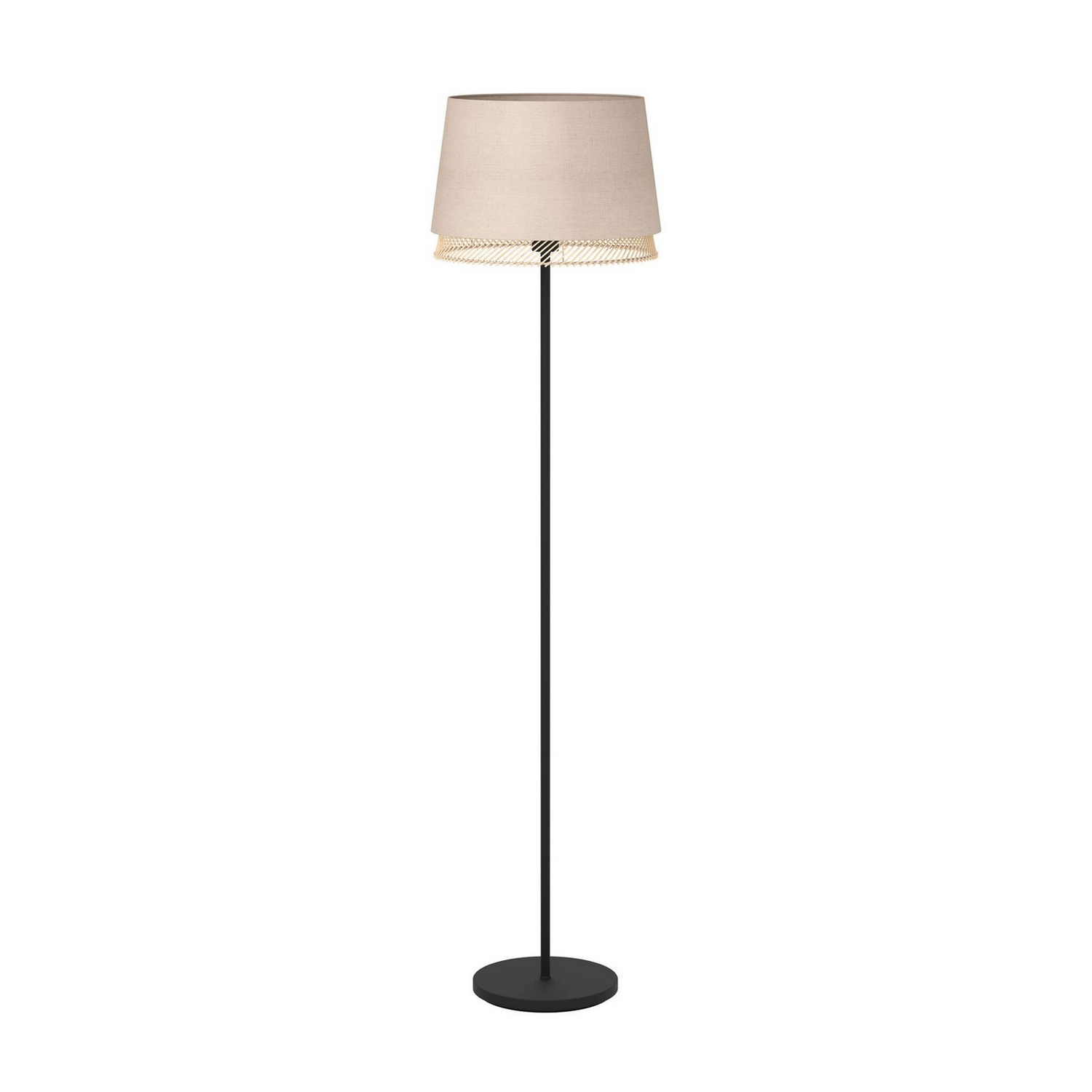 Eglo Stehlampe Tabley Wohnzimmerleuchte Lampe Naturfarben H153cm Siehe Text/Foto B-Ware - 9002759439781