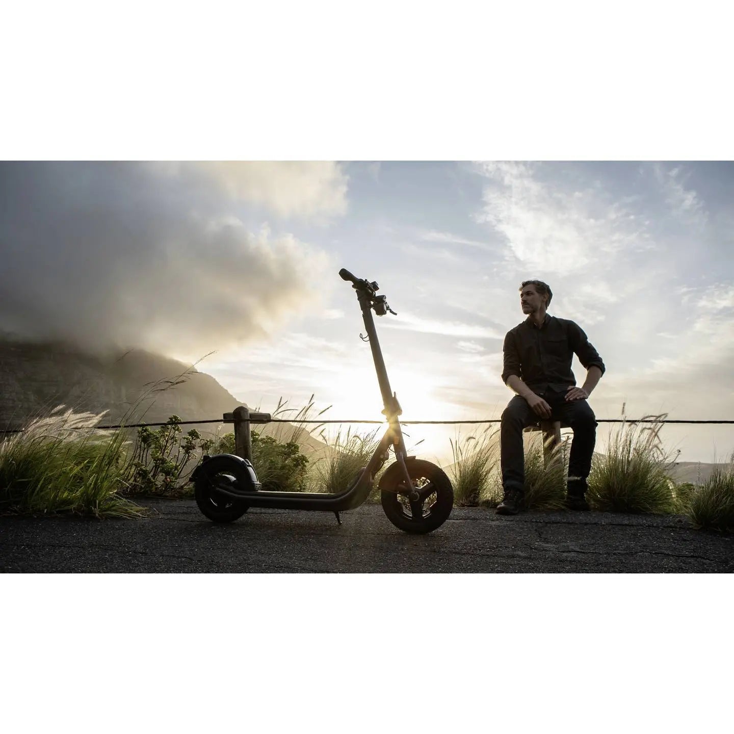 B-Ware Egret E Scooter Roller X Plus Grau Luftreifen Stadtfahrzeug Siehe Text/Foto - 4260710546021