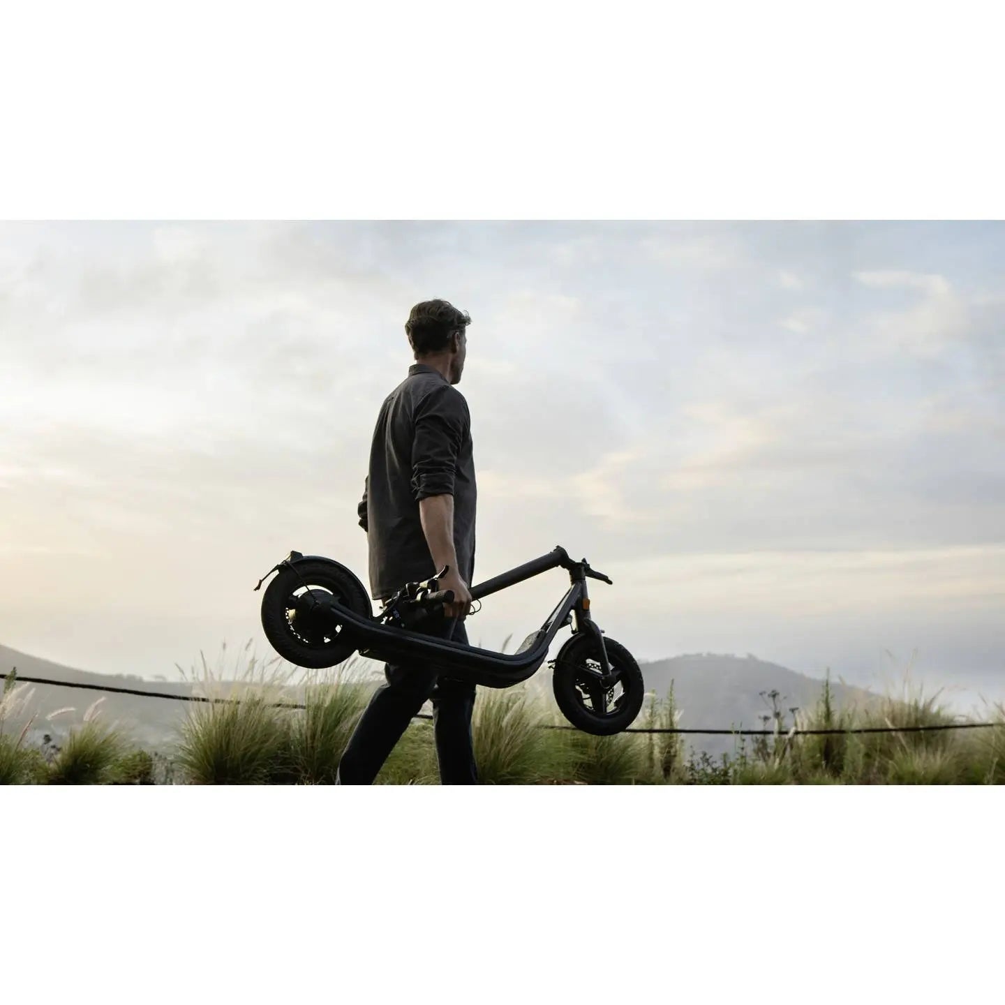 B-Ware Egret E Scooter Roller X Plus Grau Luftreifen Stadtfahrzeug Siehe Text/Foto - 4260710546021