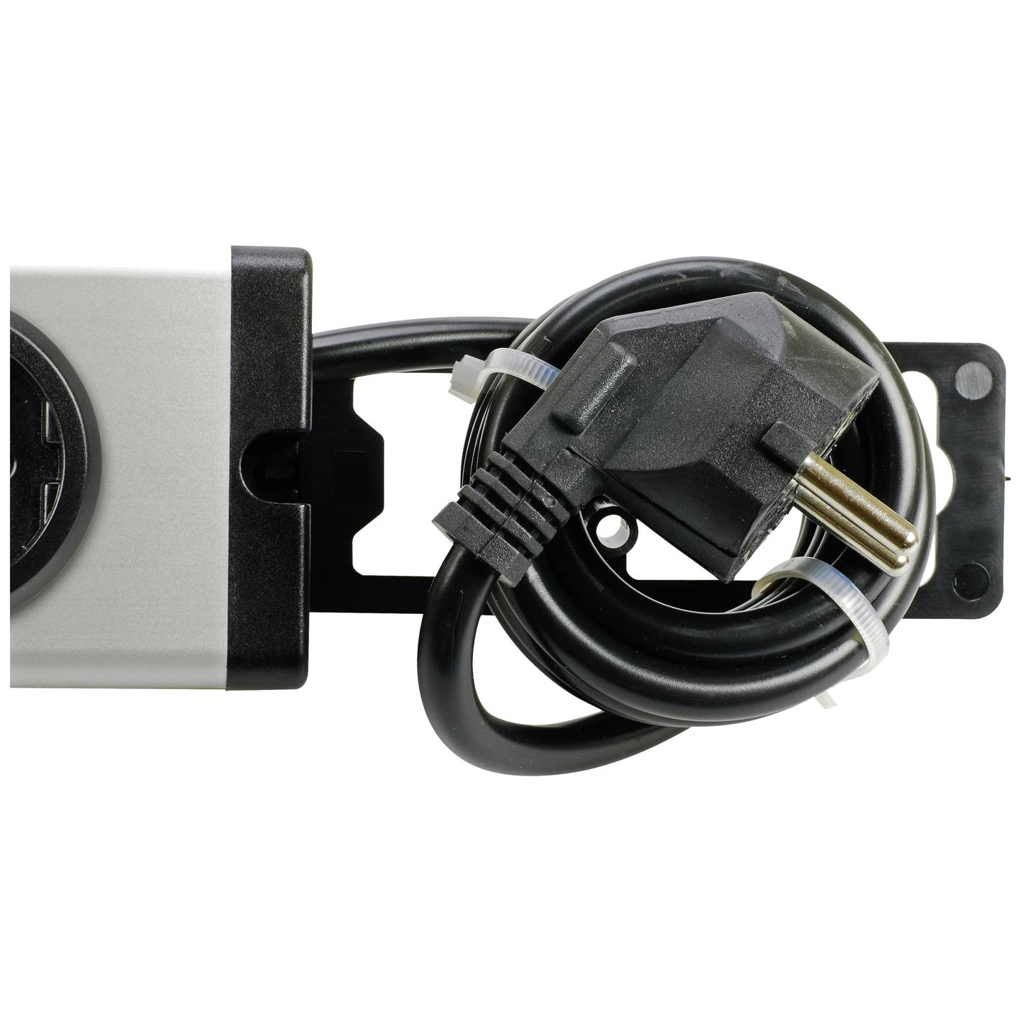 B-Ware Ehmann Steckdosenverteiler Netzfilter überspannungsschutz Silber 4 Fach 1.5m - 4012096009665