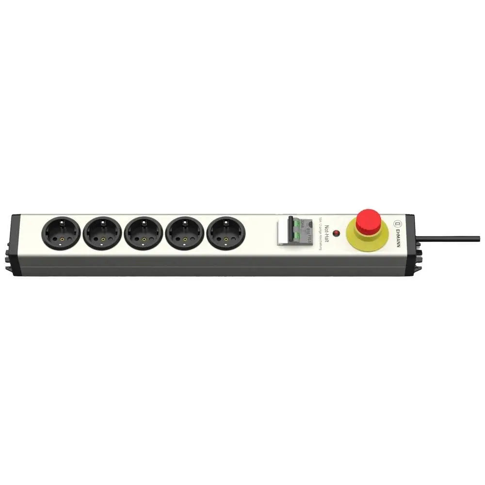B-Ware Ehmann Steckdosenleiste Steckdosenverteiler Fi Schutz Not Ausschalter 4.2m Kabel - 4012096010500