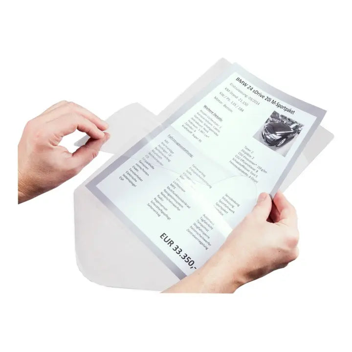 B-Ware Eichner Einleger Preisblatthalter Schild Din A4 Grau Folien 9 Stück - 4052301026049