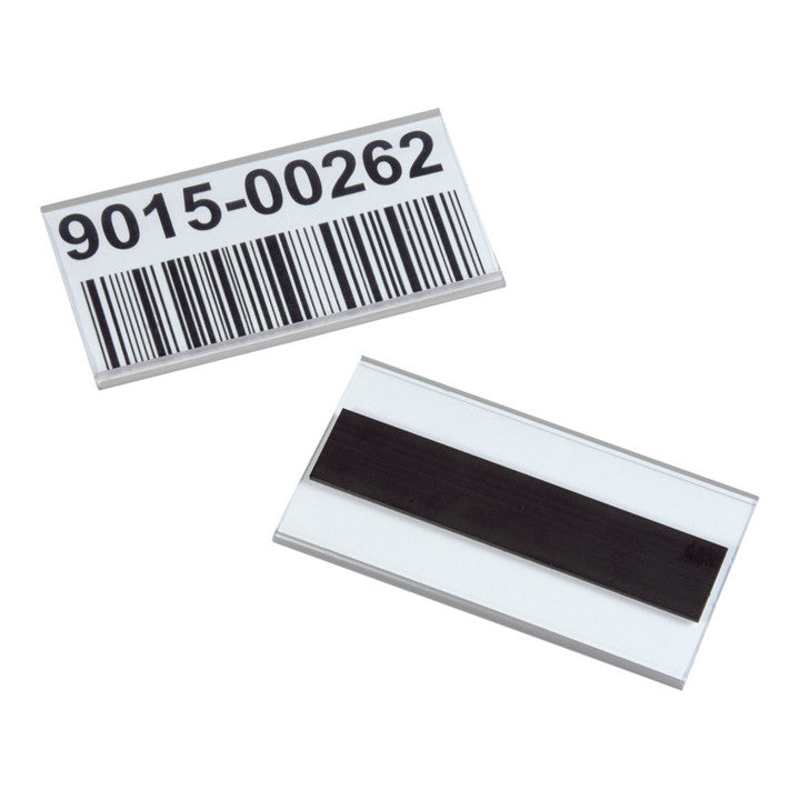 Eichner Etikettenhalter Preisschiene Magnetleiste PVC Transparent 100 Stück - 4052301037168
