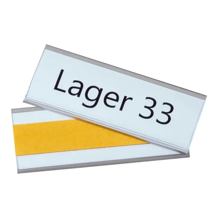 B-Ware Eichner Etikettenhalter Preisschiene Regalmarkierung Pvc 38 X 100 Mm 100 Stück - 4052301037106