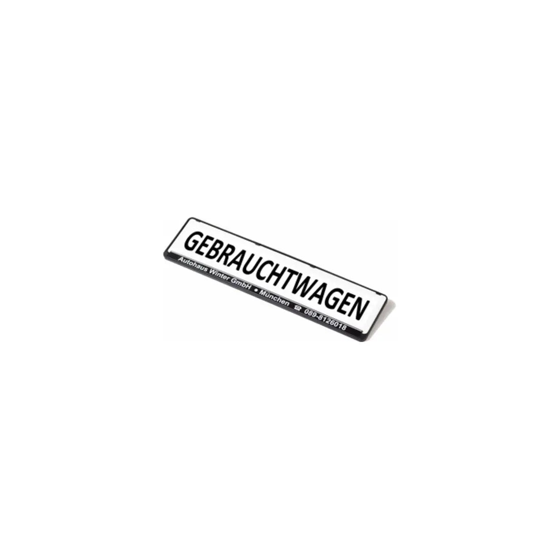 B-Ware Eichner Organisation Werbeschild Miniletter Polypropylen Gebrauchtwagen 20 Stück - 4052301015975