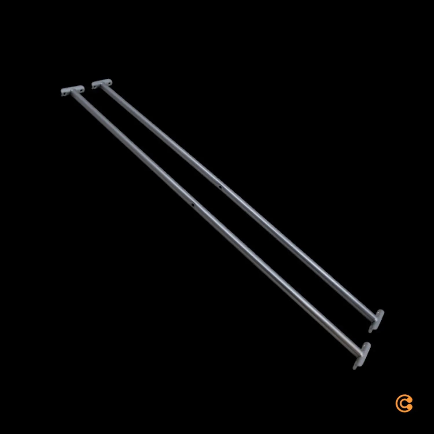 B-Ware Richard Lampert Kreuzstreben Tischgestell Eiermann 2 Tisch 108 Cm Silber 2 Stück