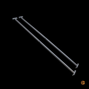 B-Ware Richard Lampert Kreuzstreben Tischgestell Eiermann 2 Tisch 108 Cm Silber 2 Stück