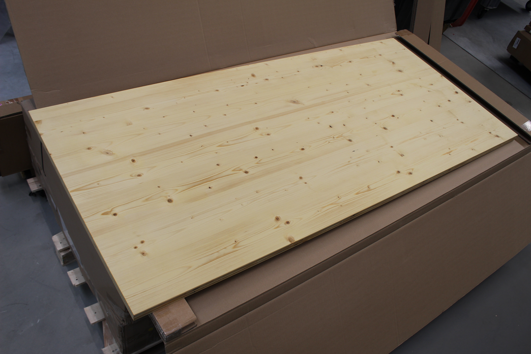 Eiermann Tischplatte Fichte Tanne 200 X 90 X 3 Cm Ersatztischplatte Platte Tisch B-Ware