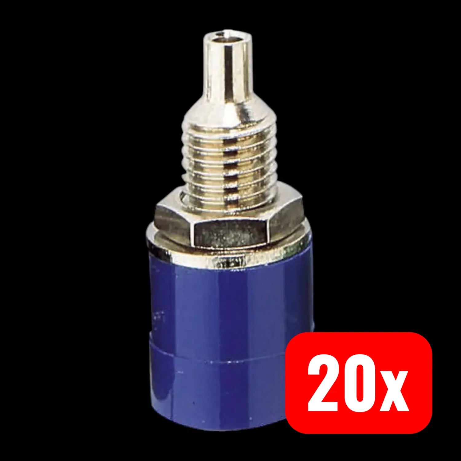 B-Ware Bkl Electronic Laborbuchse 072310 Buchse Stecker Blau Einbau Labor 20 Stück - 4011376705327