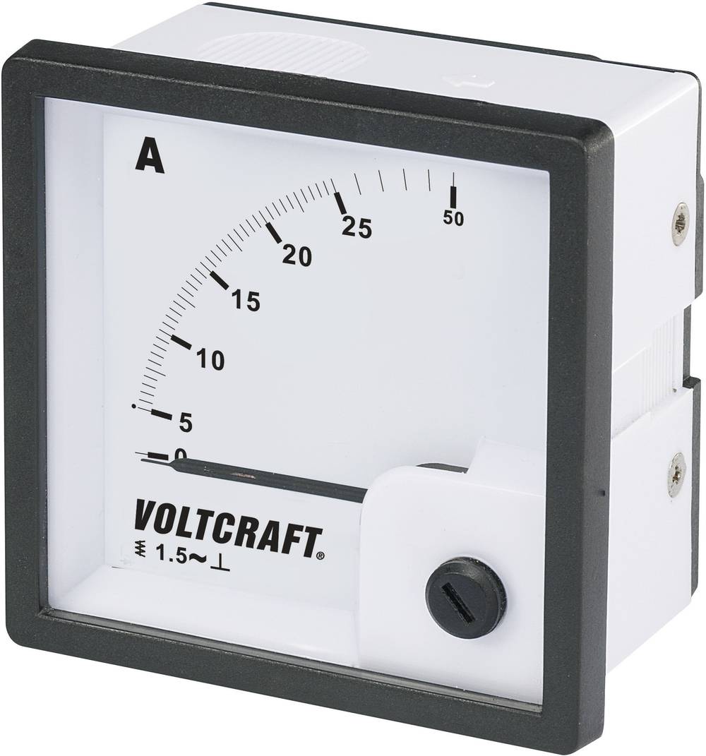 VOLTCRAFT AM-72X72/25A 0A bis 25A 7 mm x 72mm Analog- 9 STÜCK - 4016138786095