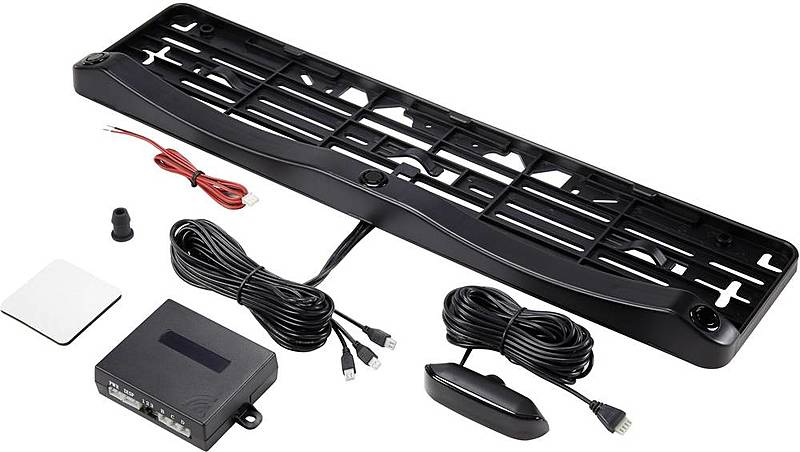 B-Ware Renkforce Kabelgebundene Einparkhilfe Sensor Rückfahrwarner Parksystem 2 Stück - 4016138918489