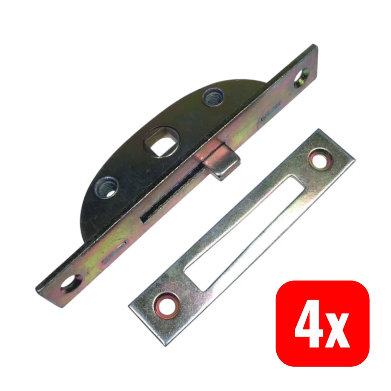 B-Ware Gsg Einreiberschlösschen Fenster 13mm Dorn Hell Verzinkt 4kant 7mm 4 Stück - 4044921000011