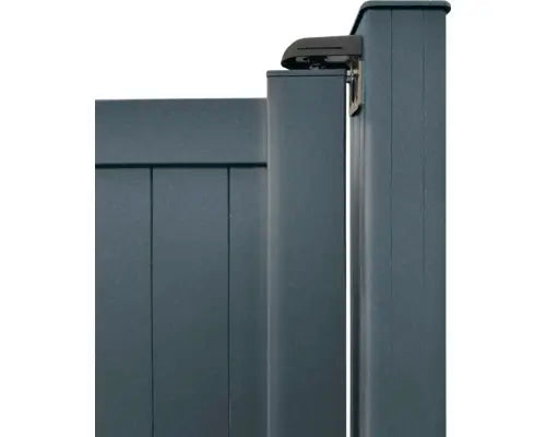 B-Ware Tor Einzeltor Gartentor Drehflügeltor Horba 03 Aluminium Anthrazit 100 X 180 Cm - 5600192366813
