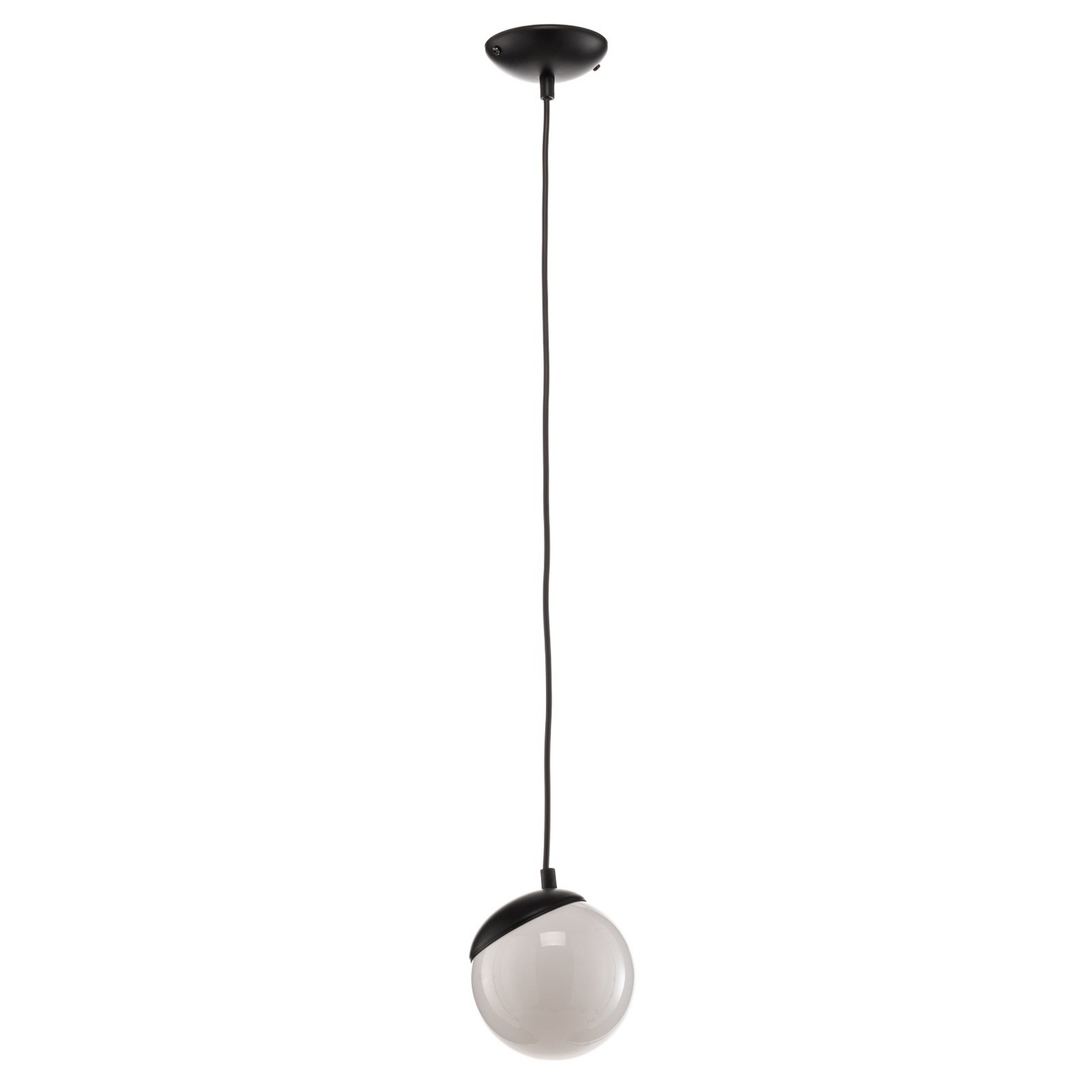 B-Ware Eko Light Hängeleuchte Pendelleuchte Sfera Glas Metall Schwarz 1 Flammig 2 Stück - 5902693757399