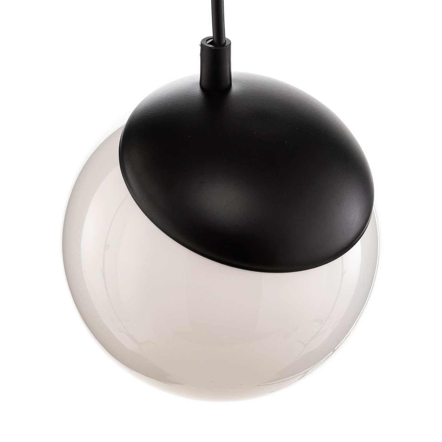B-Ware Eko Light Hängeleuchte Pendelleuchte Sfera Glas Metall Schwarz 1 Flammig 2 Stück - 5902693757399