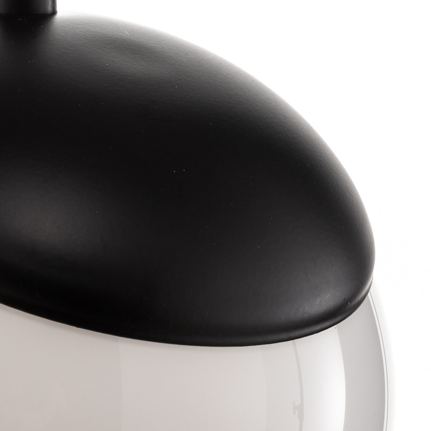 B-Ware Eko Light Hängeleuchte Pendelleuchte Sfera Glas Metall Schwarz 1 Flammig 2 Stück - 5902693757399