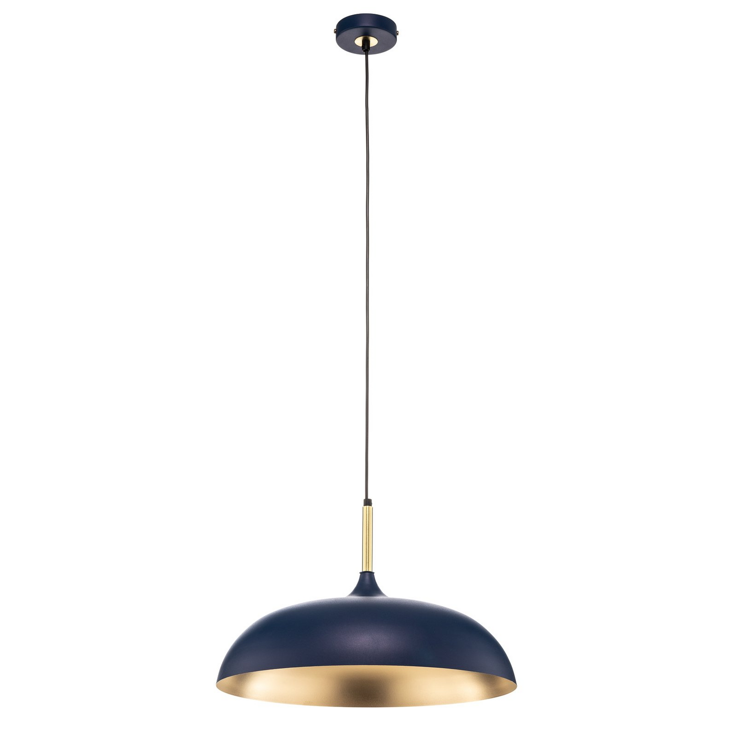 Milagro Pendelleuchte Lincoln Hängeleuchte Deckenlampe Leuchte E27 Blau/Gold B-Ware - 5902693779018