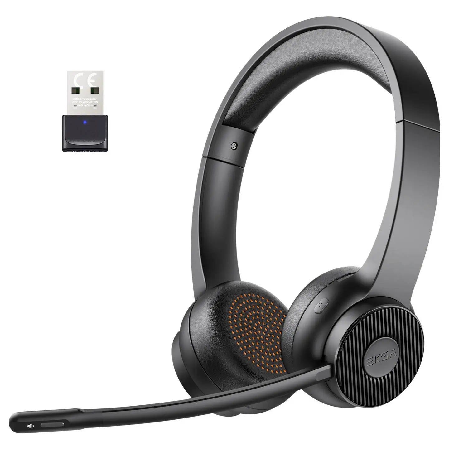 B-Ware Eksa H16 Mono Pc Headset Kopfhörer Computer Headset Mit Lautstärkeregler - 4064161340975