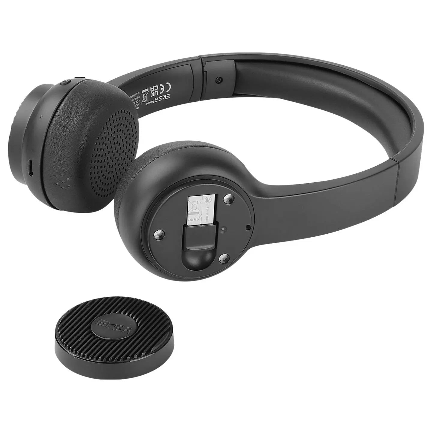 B-Ware Eksa H16 Mono Pc Headset Kopfhörer Computer Headset Mit Lautstärkeregler - 4064161340975