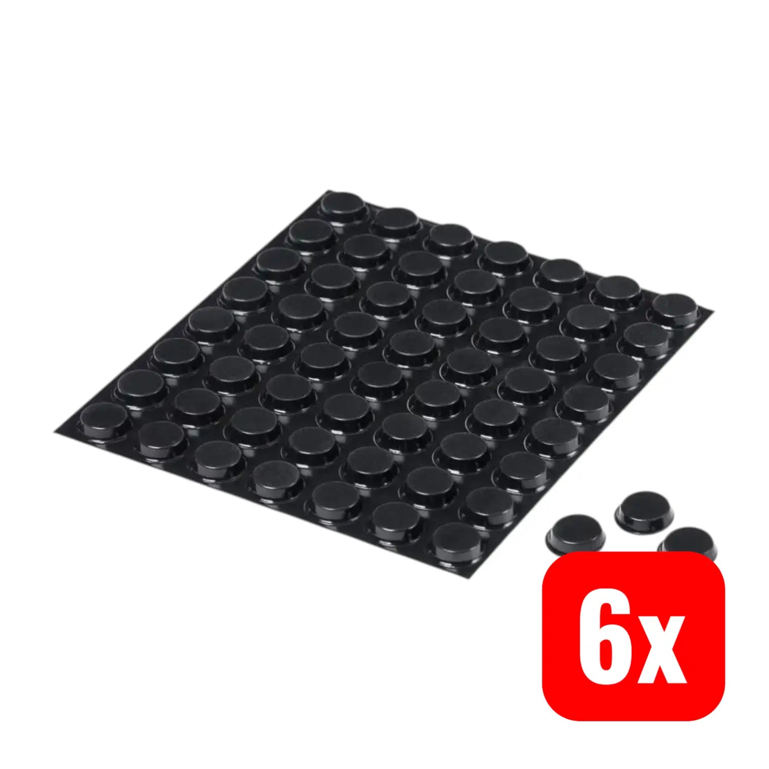 B-Ware 3 M Gerätefuß Bumpon Gummipuffer Selbstklebend Rund 12.7 X 3.5mm 56 Stück 6 Sets - 4054596438453